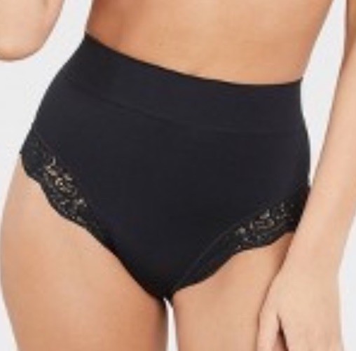 Maidenform Womens Firm Control Shaping Brief Black Lace Size XL