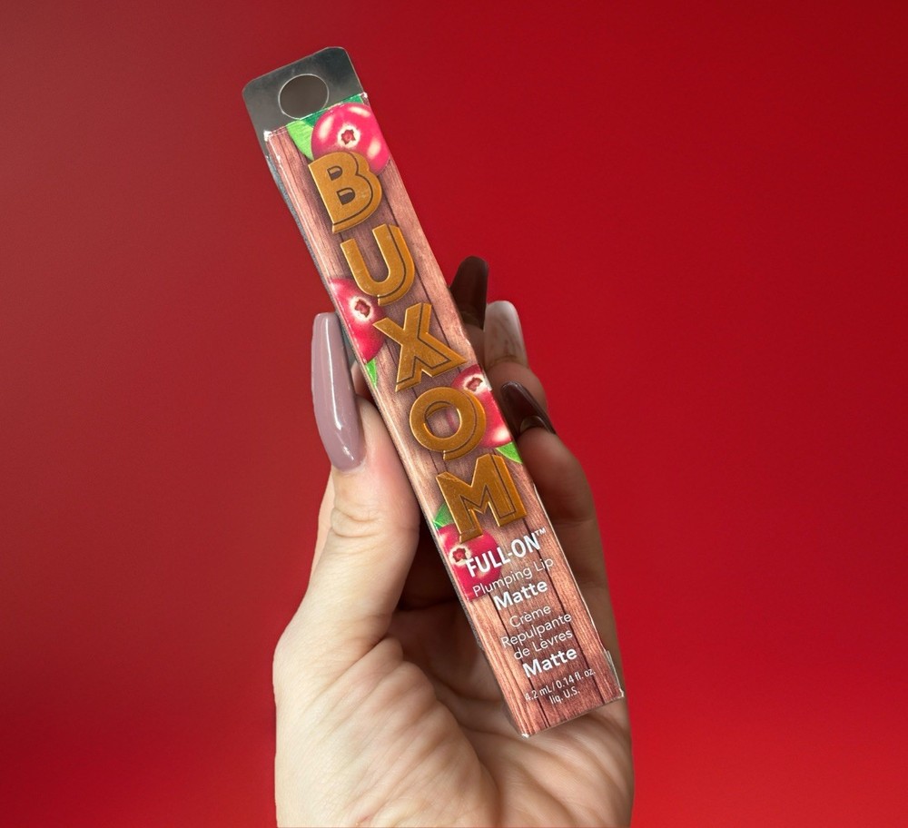 Buxom Full-On Plumping Lip Matte - Cranberry Smash - NIB Full Size (4.2 mL)