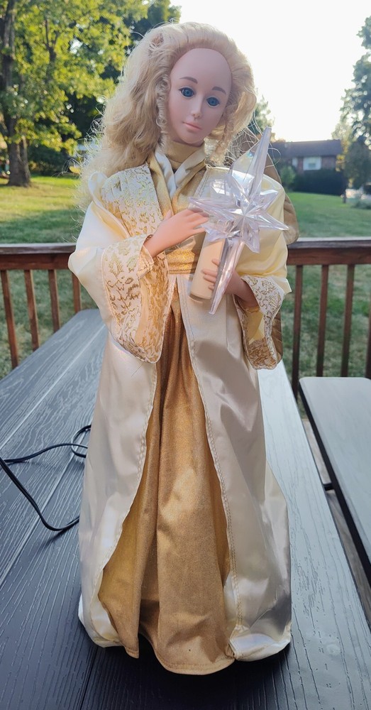 Vintage HOLIDAY TIME Angel Figure 25