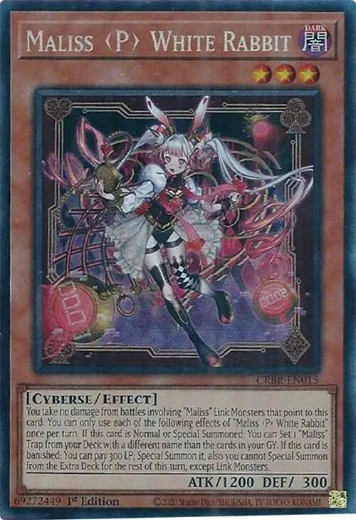 Maliss P White Rabbit (CR) CRBR-EN015 Crossover Breakers 1st Edition
