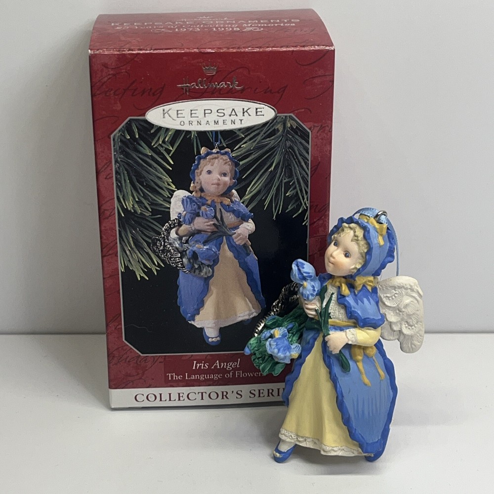 1998 Hallmark Keepsake Iris Angel Christmas Ornament