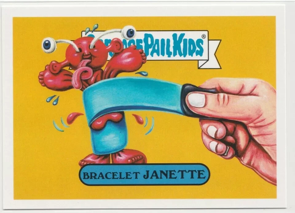 Vintage Garbage Pail Kids GPK Janette #4b Bracelet We Hate the 80s 2018