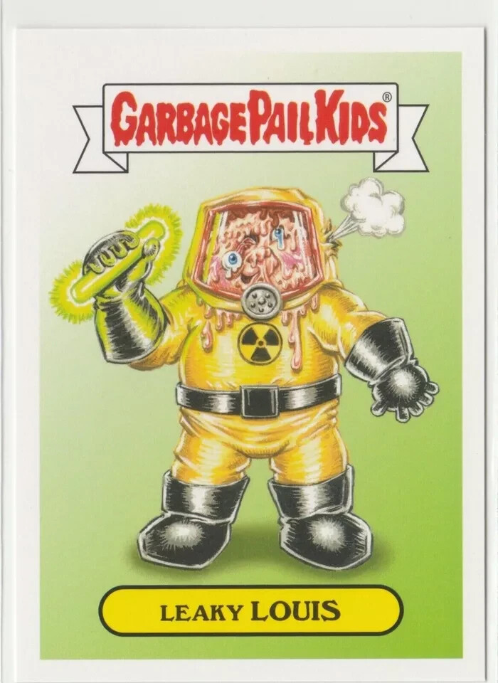 Leaky Louis #14a Garbage Pail Kids GPK 2017 Adam-geddon Series Card