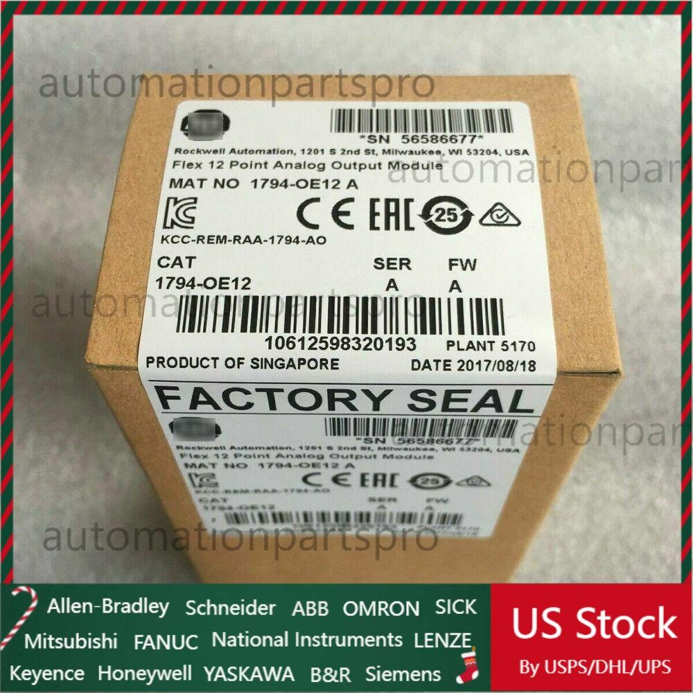 AB 1794-OE12 Allen-Bradley 1794OE12 Flex 12 Point Analog Output Module