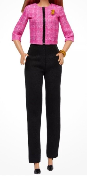 Barbie Future Leader 2 piece Pants Suit w/Shoes Bracelets B Pin - NO DOLL