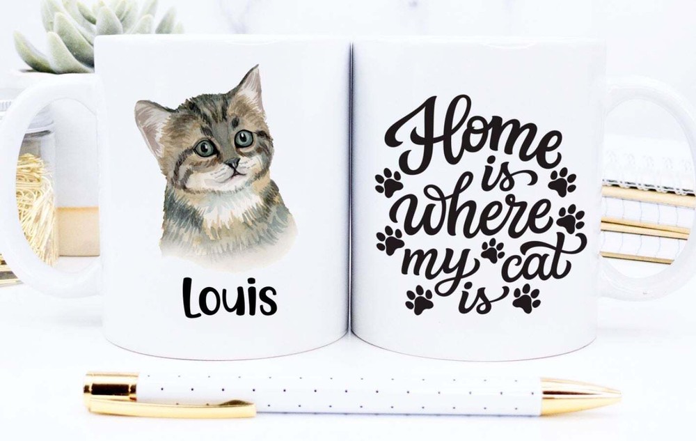 Cat Mug Personalised Cat Mug Cat Lover Cat Owner Cat Quote Gift Animal Mug