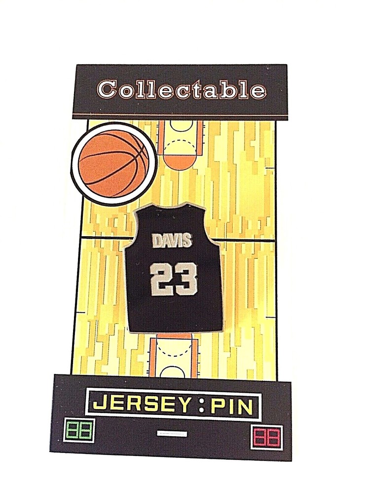 Los Angeles Lakers New Orleans Pelicans Anthony Davis Jersey Lapel Pin with Free Shipping