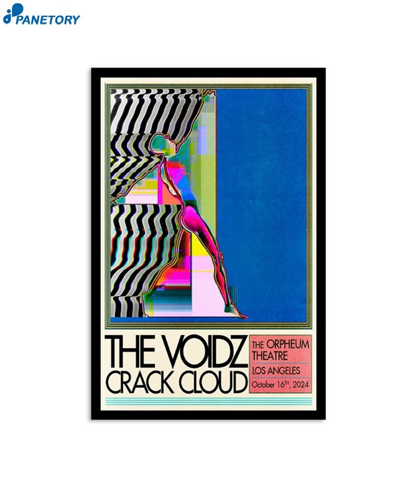 The Voidz Live at The Orpheum Theatre Los Angeles Oct 16 2024 Concert Poster