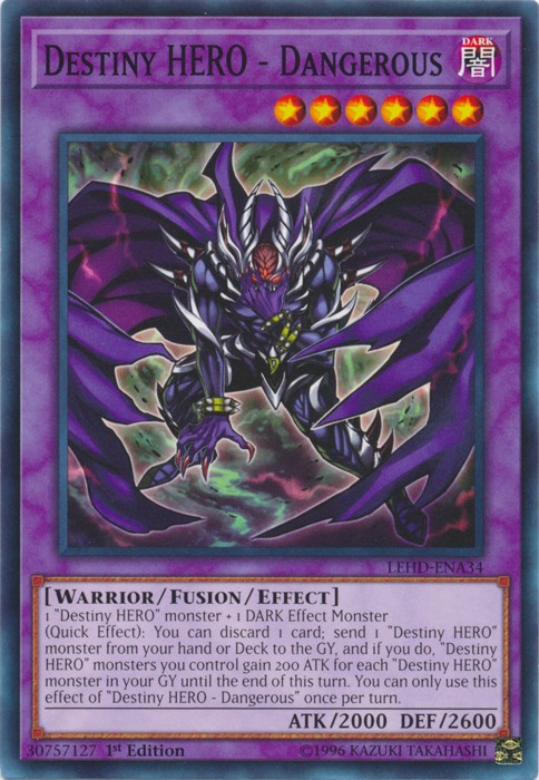 Destiny HERO Dangerous LEHD-ENA34 Common 1st Edition Near Mint