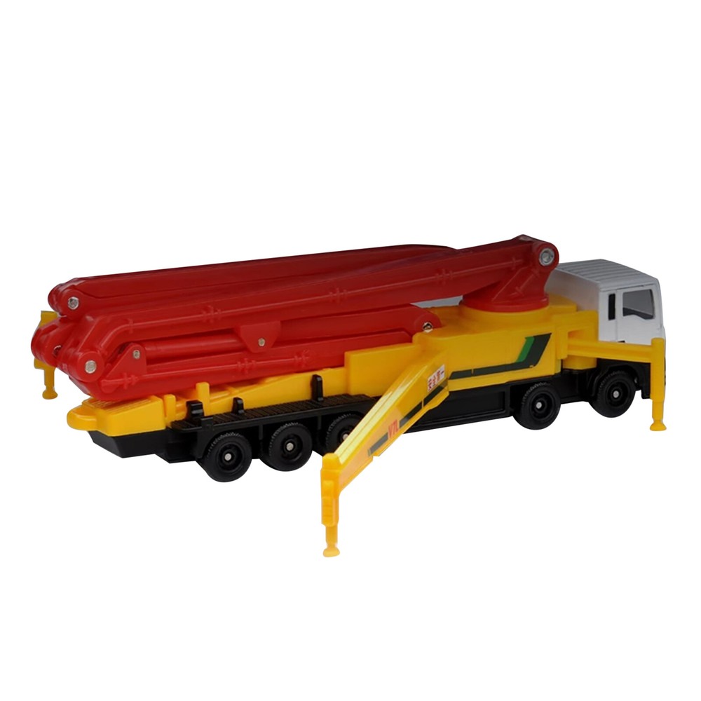 1/100 Concrete Pump Truck Diecast Model Engineering Vehicle Car Toy Vehicle Gift