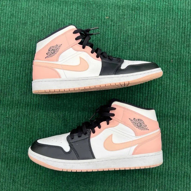 Air Jordan 1 Mid Crimson Tint Mens Basketball Shoes Size 13