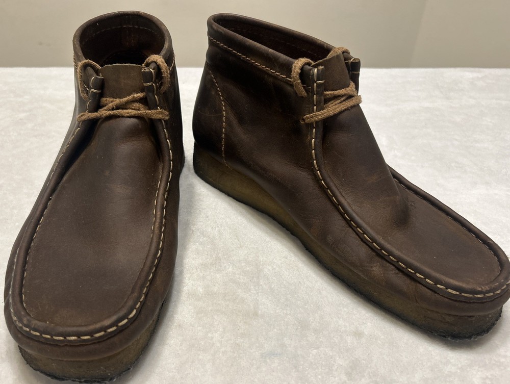 Clarks Originals Wallabee Mens Size 11.5 M Brown Beeswax Step Shoes 11826