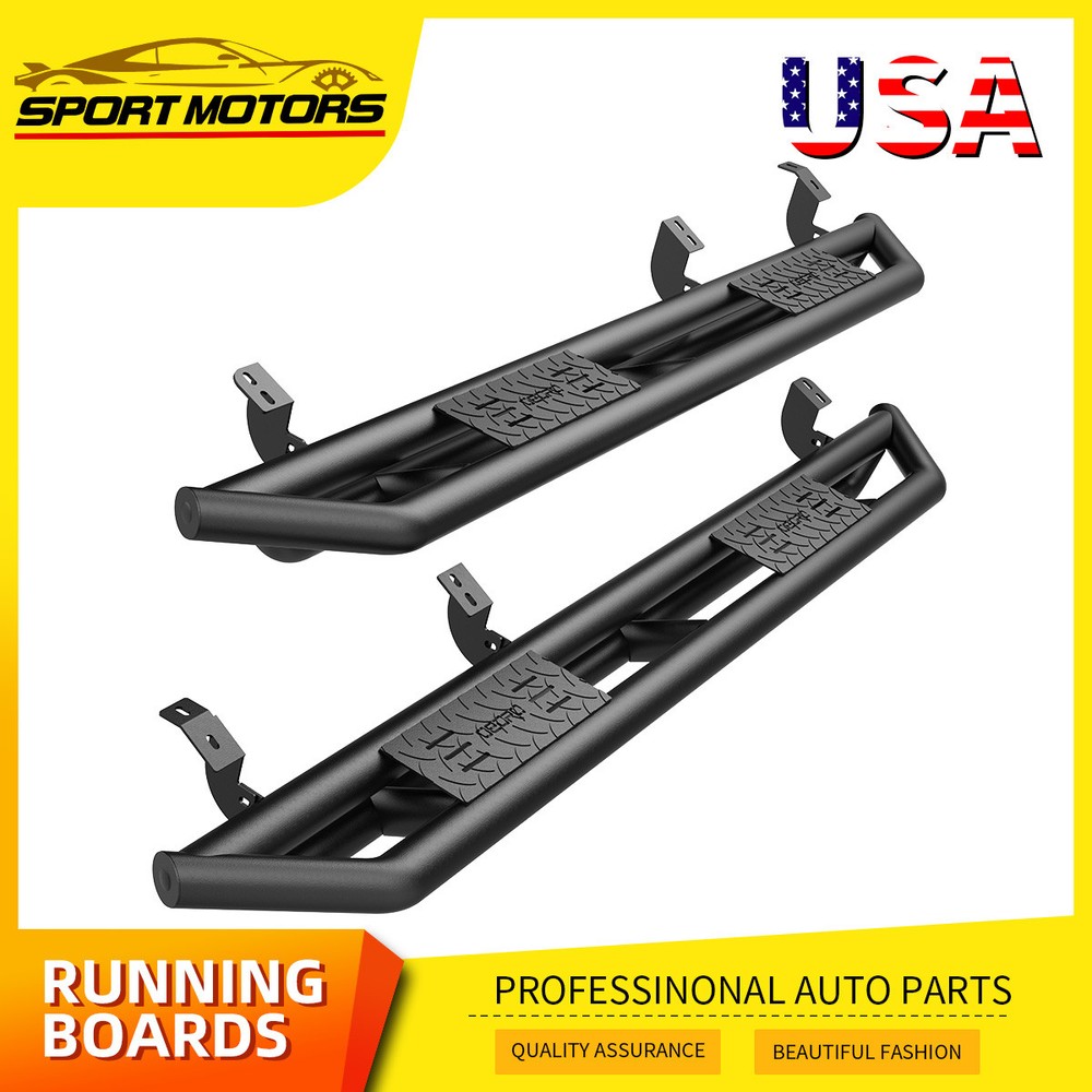 2007-2021 Toyota Tundra Double Cab Armor Side Step Running Boards Nerf Bars