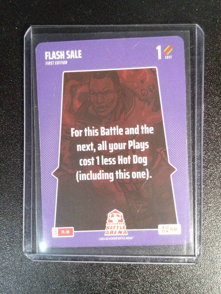 Bo Jackson Battle Arena Game Card PL-39 Flash Sale-image