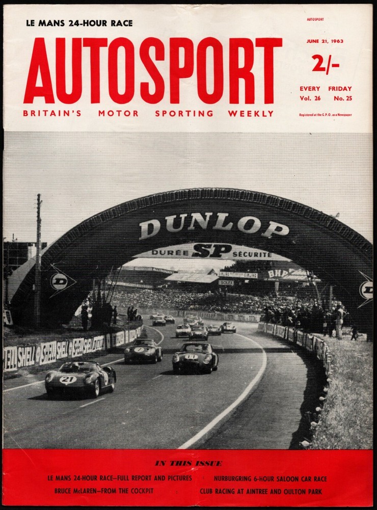 JUNE 21 1963 AUTOSPORT UK MAGAZINE, LE MANS 24-HOUR, NURBURGRING