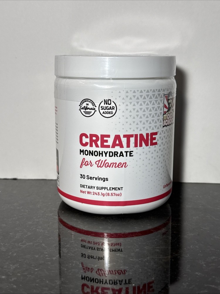 Old School Creatine Monohydrate For Women 30 Servings Unflavored