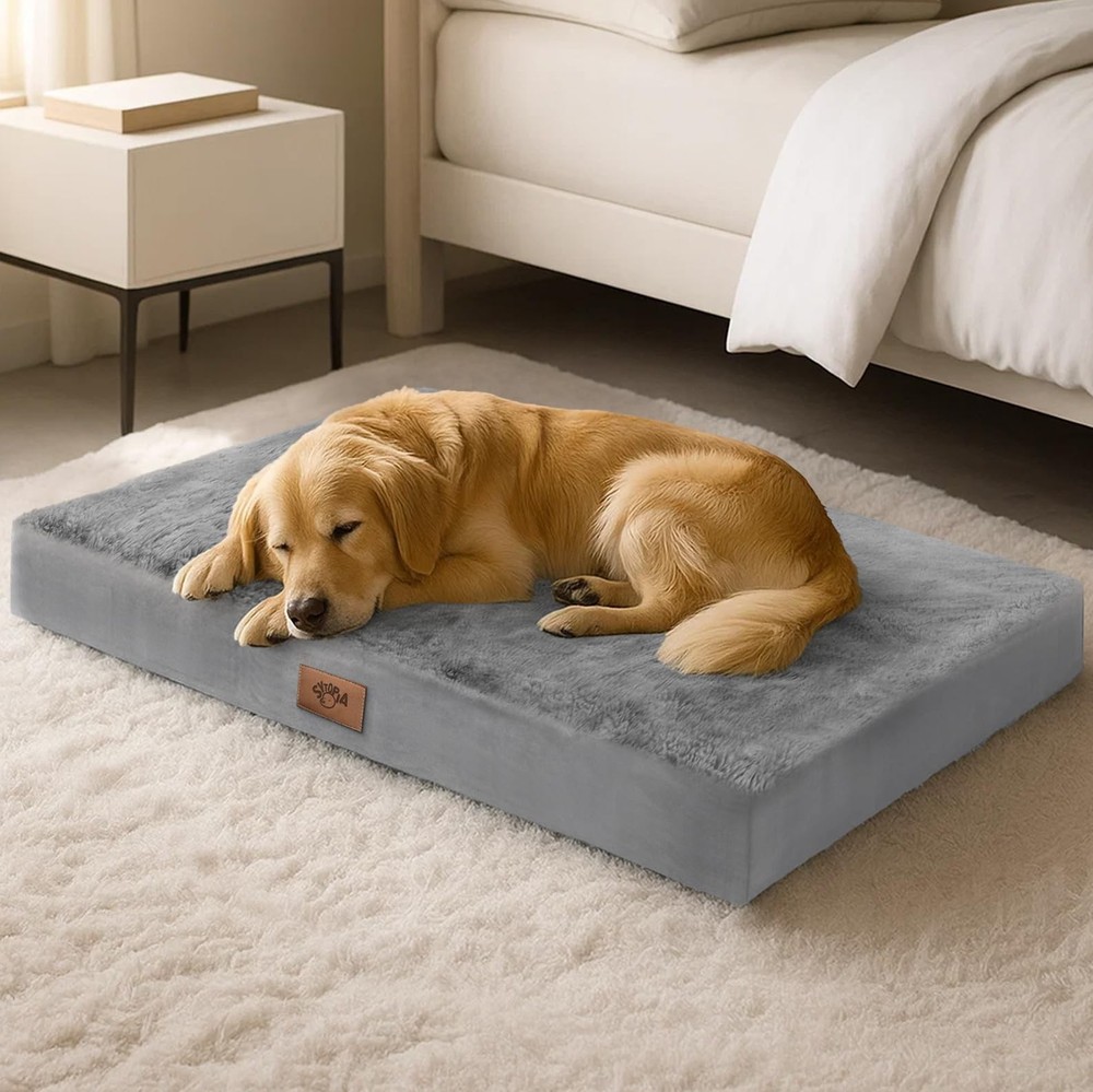Sytopia Indestructible Dog Beds for Large Dogs Orthopedic, Chew Proof Dog Bed