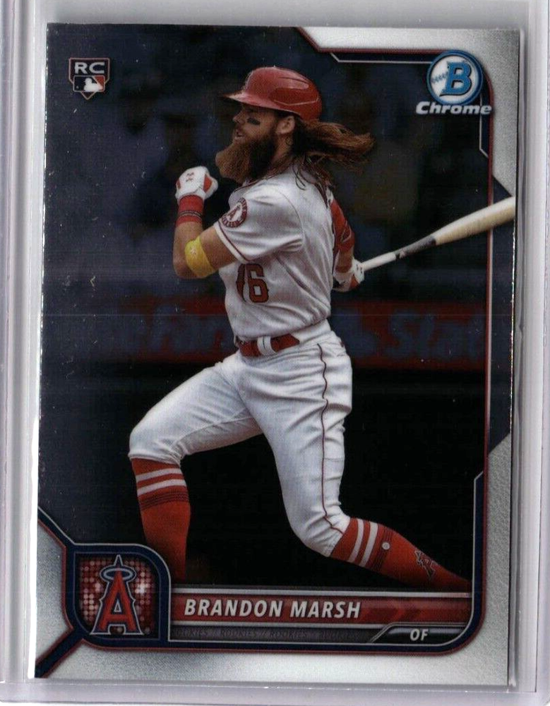 2022 Bowman Chrome Brandon Marsh #70 Rookie Card - Philadelphia Phillies - Free Shipping