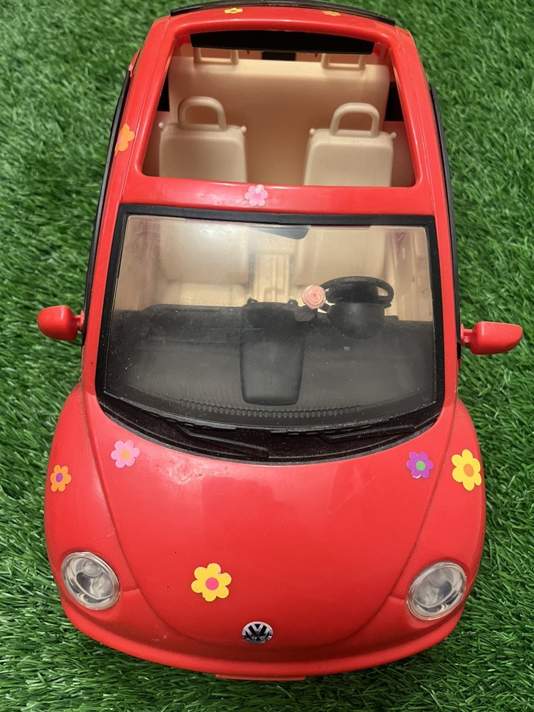 Mattel Barbie VW Volkswagen Beetle Bug Red Car 2000 / 2