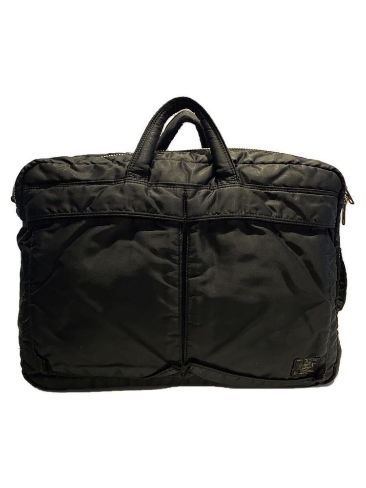 Porter Tanker 3-Way Briefcase Black Nylon 36x47x11.5 cm Used