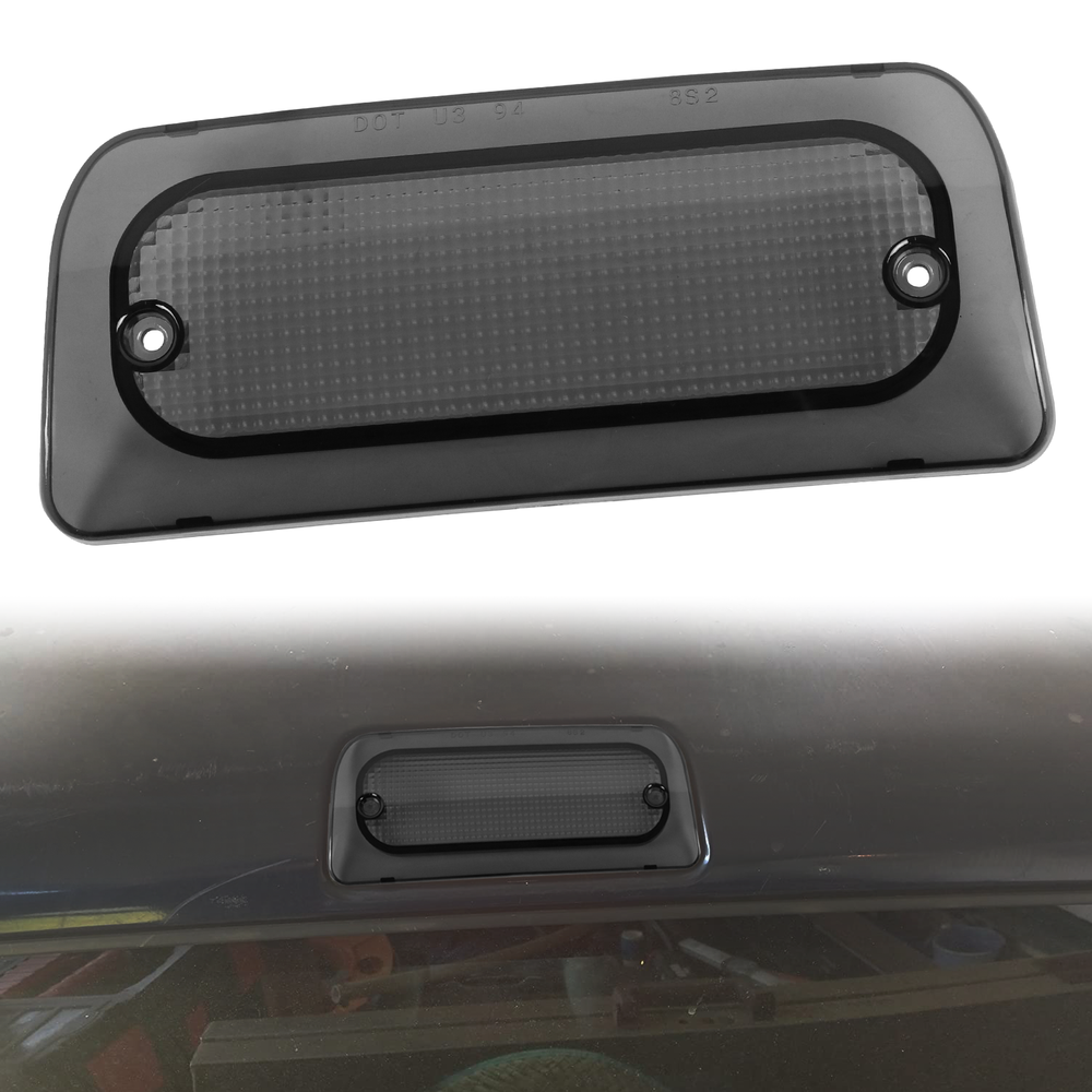 Smoke 3rd Brake Light Lens Cover for 94-04 Chevy S10 GMC Sonoma Extended Cab