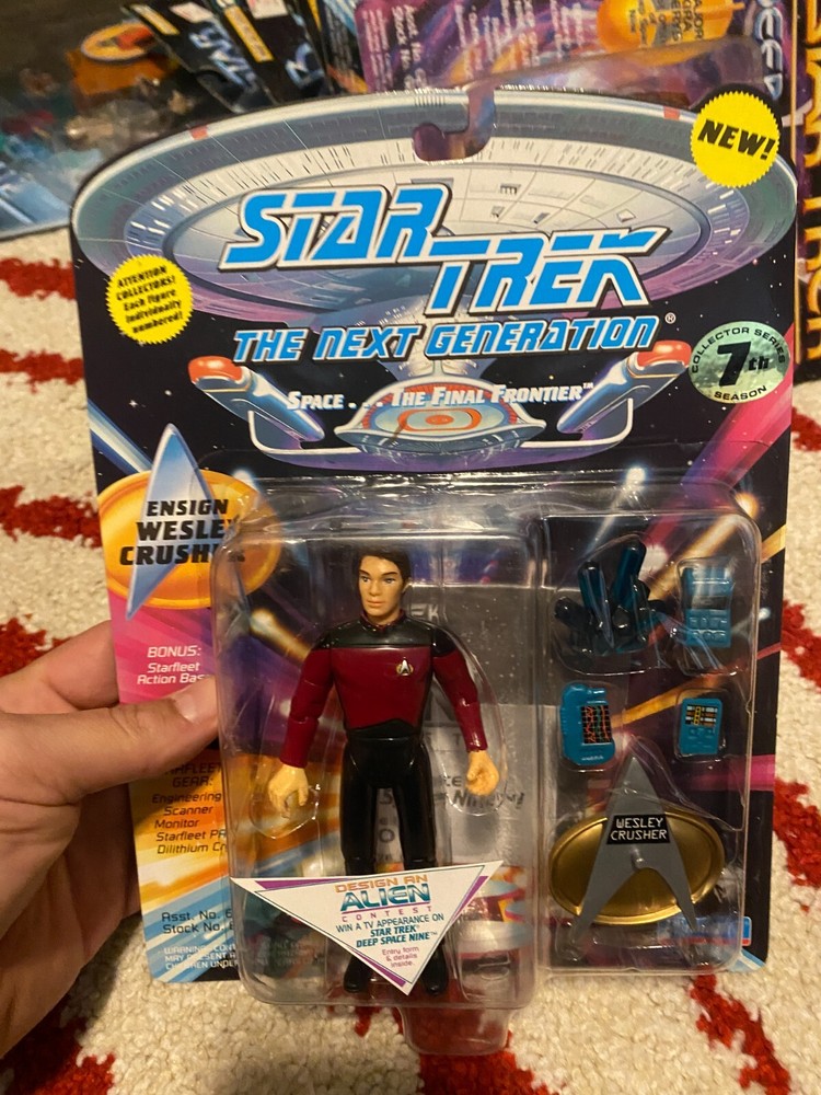 Vintage PLAYMATES TOYS STAR TREK ENSIGN WESLEY CRUSHER Figure