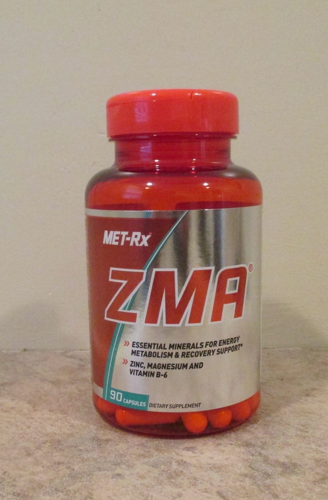 MET-Rx ZMA - Essential Minerals for Energy - Dietary Supplement - 90ct -Exp 2025