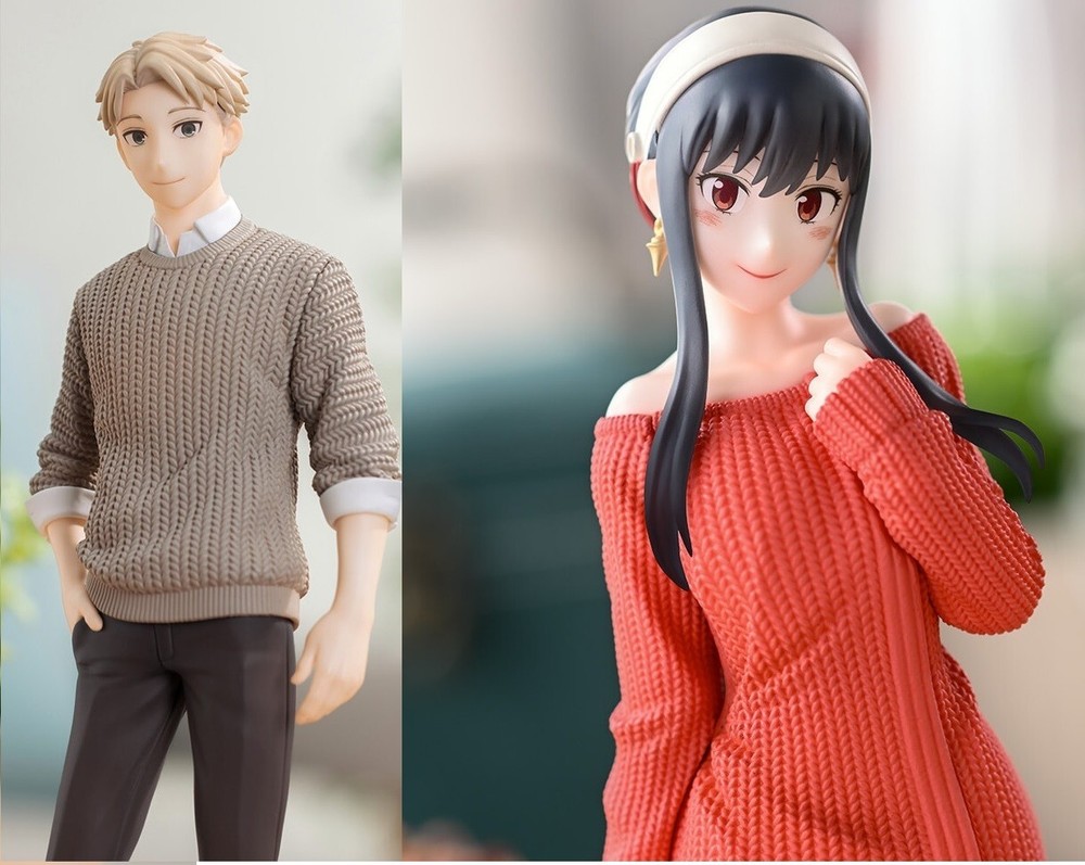 set SPY FAMILY Premium Figure Loid Yor Forger plain clothes ver 2023 SEGA