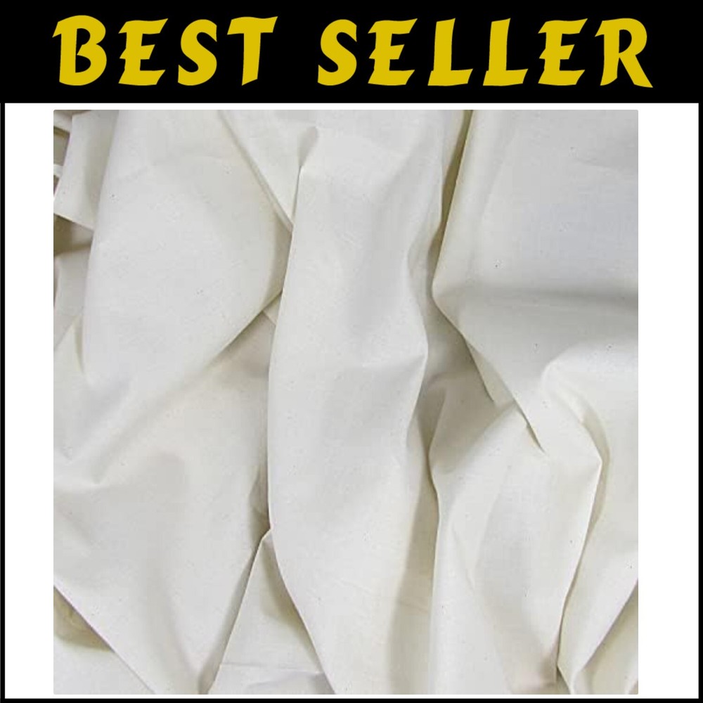 GOTS Certified 10-Yard Cotton Muslin for Crafting