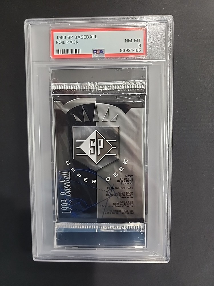 1993 Upper Deck SP Baseball Sealed Pack - Jeter RC Year - PSA 8 Graded