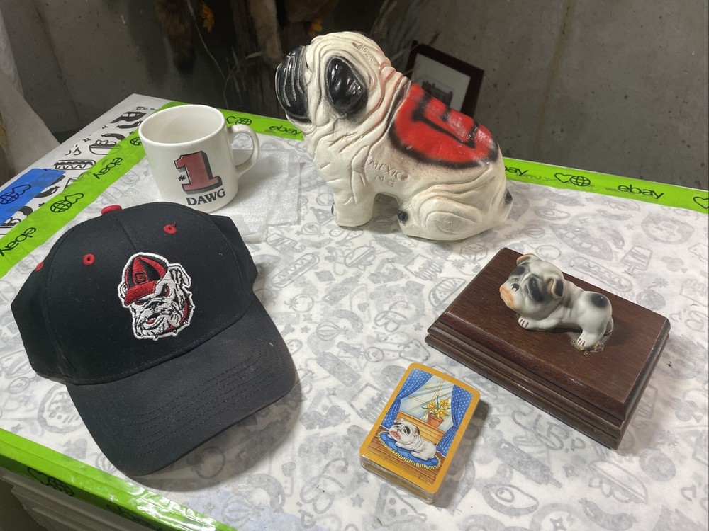 university of georgia sports memorabilia Mug Hat Playing Cards Bulldog Bank