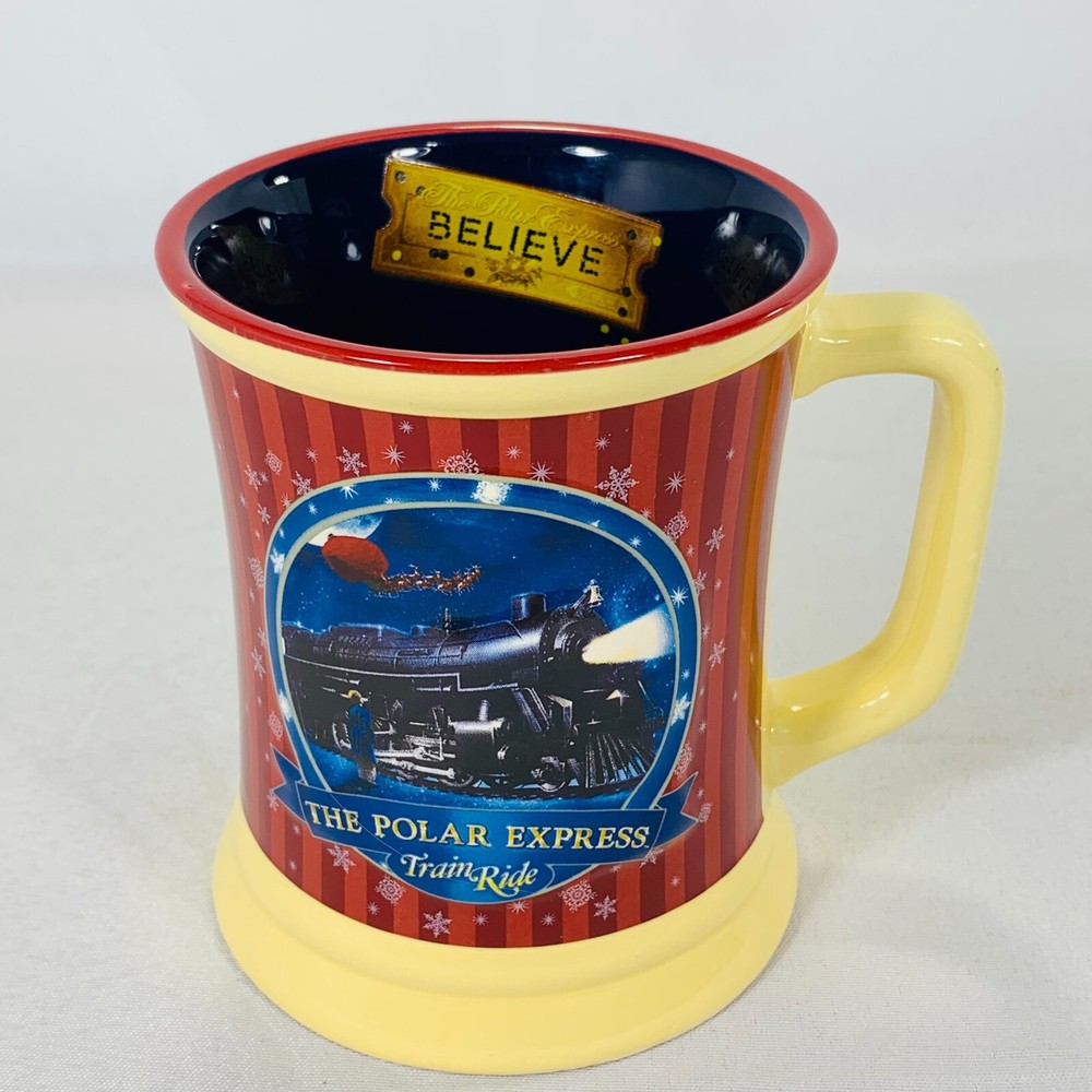 Warner Bros The Polar Express Train Ride Coffee Hot Chocolate Mug  