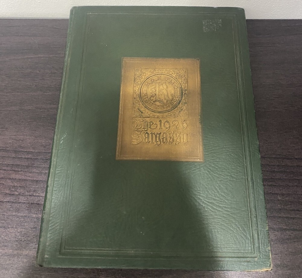 Vintage Antique 1926 Kokomo Indiana High School Yearbook