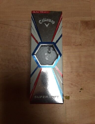 Callaway Supersoft White 3 Golf Balls New Improved Low Spin Design