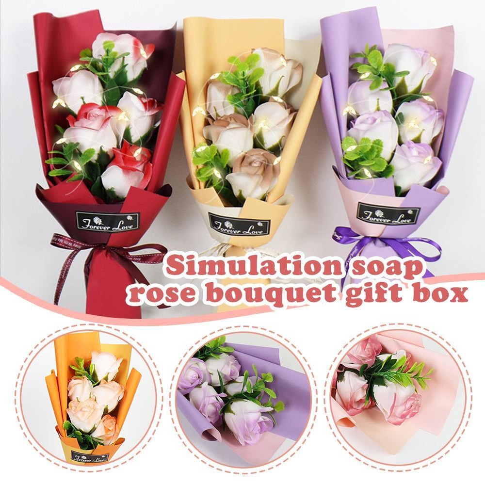 Eternal Artificial Flower Bouquet for Valentine’s Day T7N7