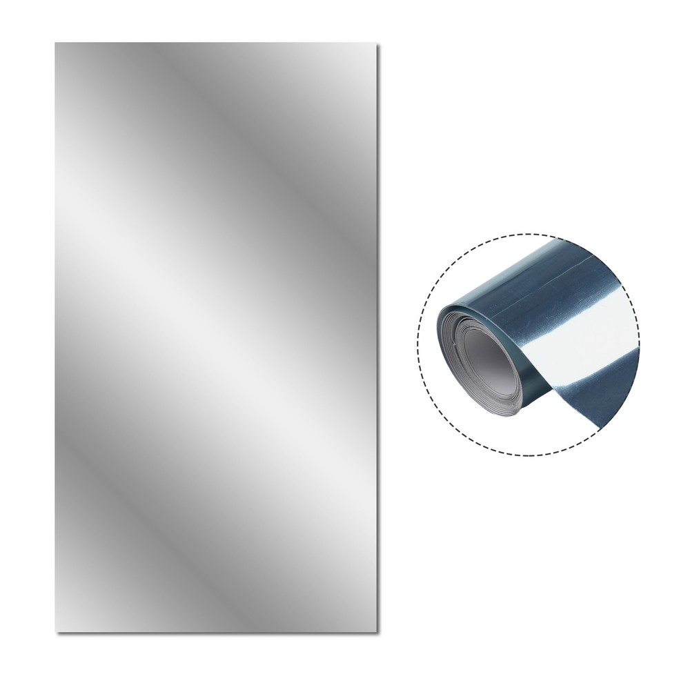 Easy to Apply Mirror Foil Sticker for Quick Bathroom Upgrade 200x60 CM