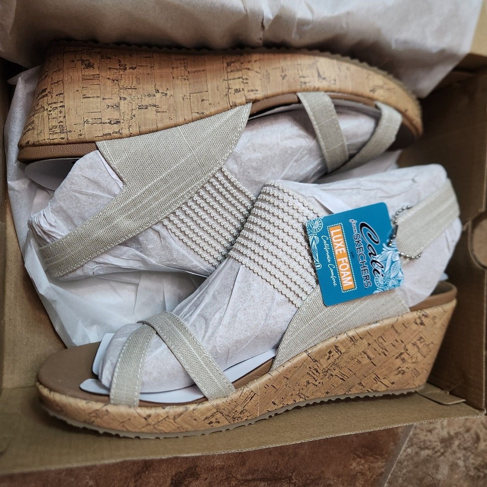 Skechers Cali Luxe Foam Beverlee High Tea Sandals 11