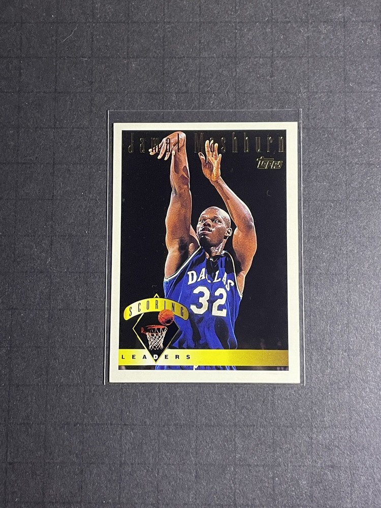 1995-96 Topps Jamal Mashburn Scoring Leaders Card #10 - Dallas Mavericks