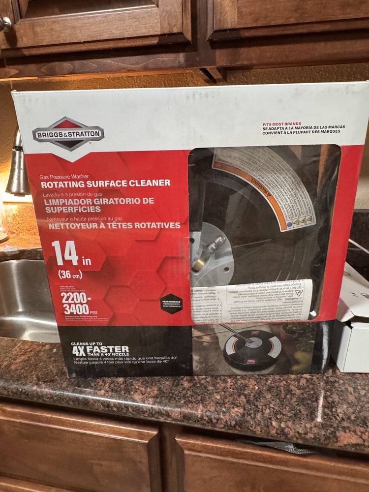 Briggs & Stratton 14-Inch Rotating Surface Cleaner for Gas Pressure Washers