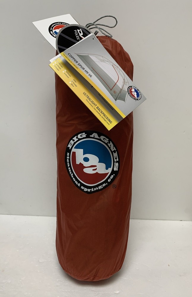 Big Agnes Copper Spur HV UL Orange 1 Person Tent Brand New #326