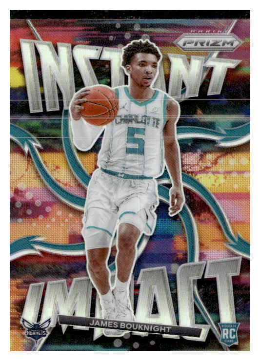 2021-22 Panini Prizm Silver James Bouknight Instant Impact Rookie Card