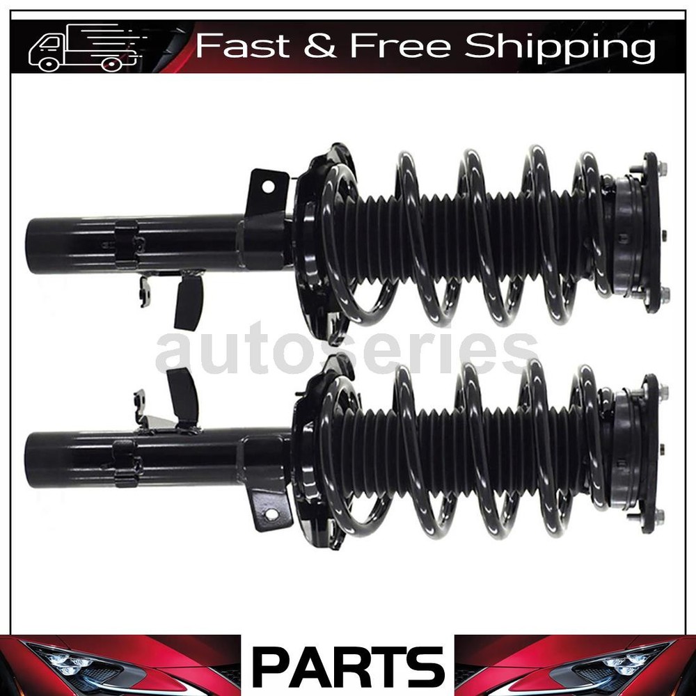 Front Left & Right Strut and Coil Spring Fits 2014 Ford Transit Connect