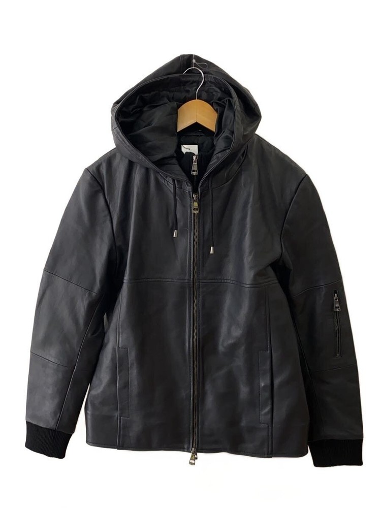 Akm Leather Jacket Blouson/L/Leather/Blk/Plain// 2256