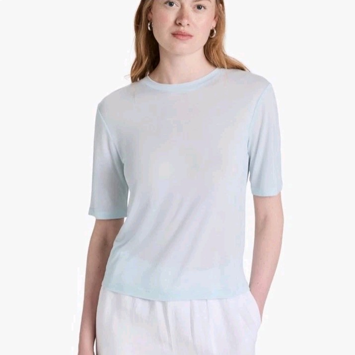 Vince Elbow Sleeve Women's Crewneck Top Size 1X