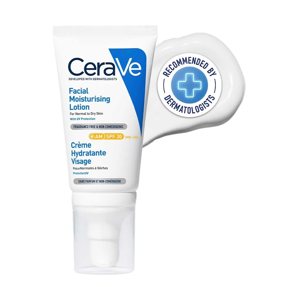 CeraVe AM Facial Moisturizing Lotion for Normal to Dry Skin 52ml with Free Shipping