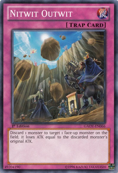 Nitwit Outwit GAOV-EN066 Common Unlimited NM Yugioh Card