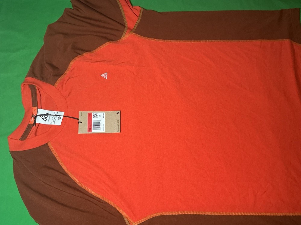 Nike ACG 'Goat Rocks' UV Protection Top Men's T-Shirt Size Large NWT HJ2881-633