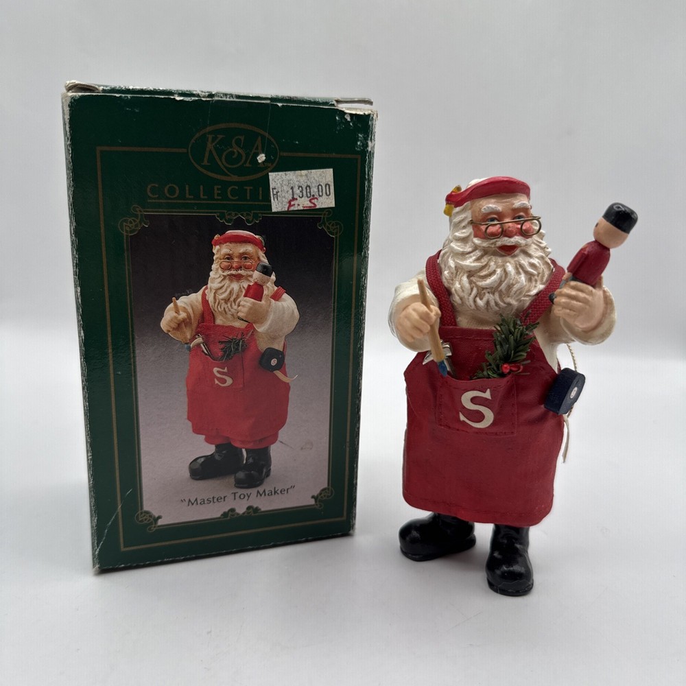 Kurt Adler KSA Collectibles 5.5” Fabriche Santa “Master Toy Maker” w/ Box W1595