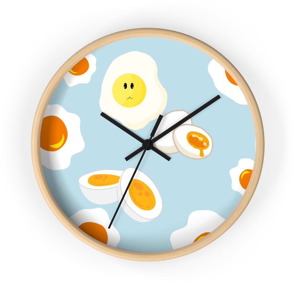 Sunny Egg Themed Wall Clock, Cute Kitchen Decor, Breakfast Room Wall Art, [...]