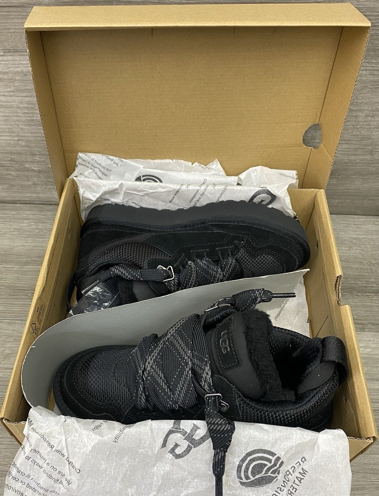 UGG Womens Lowmel Black Boots Size 11 Waterproof Comfort